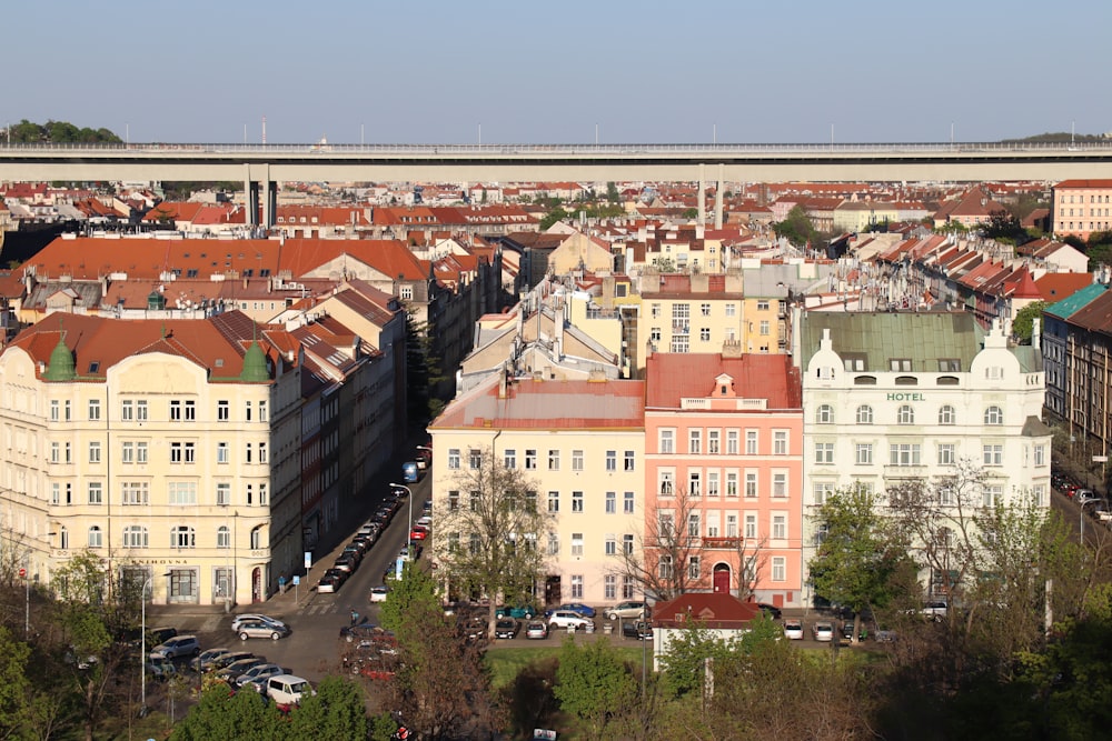 aerial view of city buildings during daytime