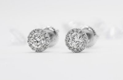 silver and diamond studded ring