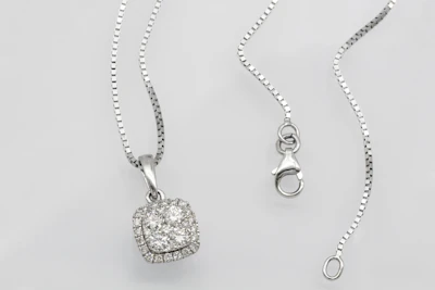 Silver Heart Pendant – silver plated necklace