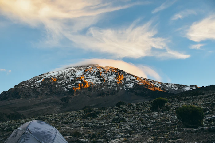 Barafu Camp on the Umbwe Route summit approach