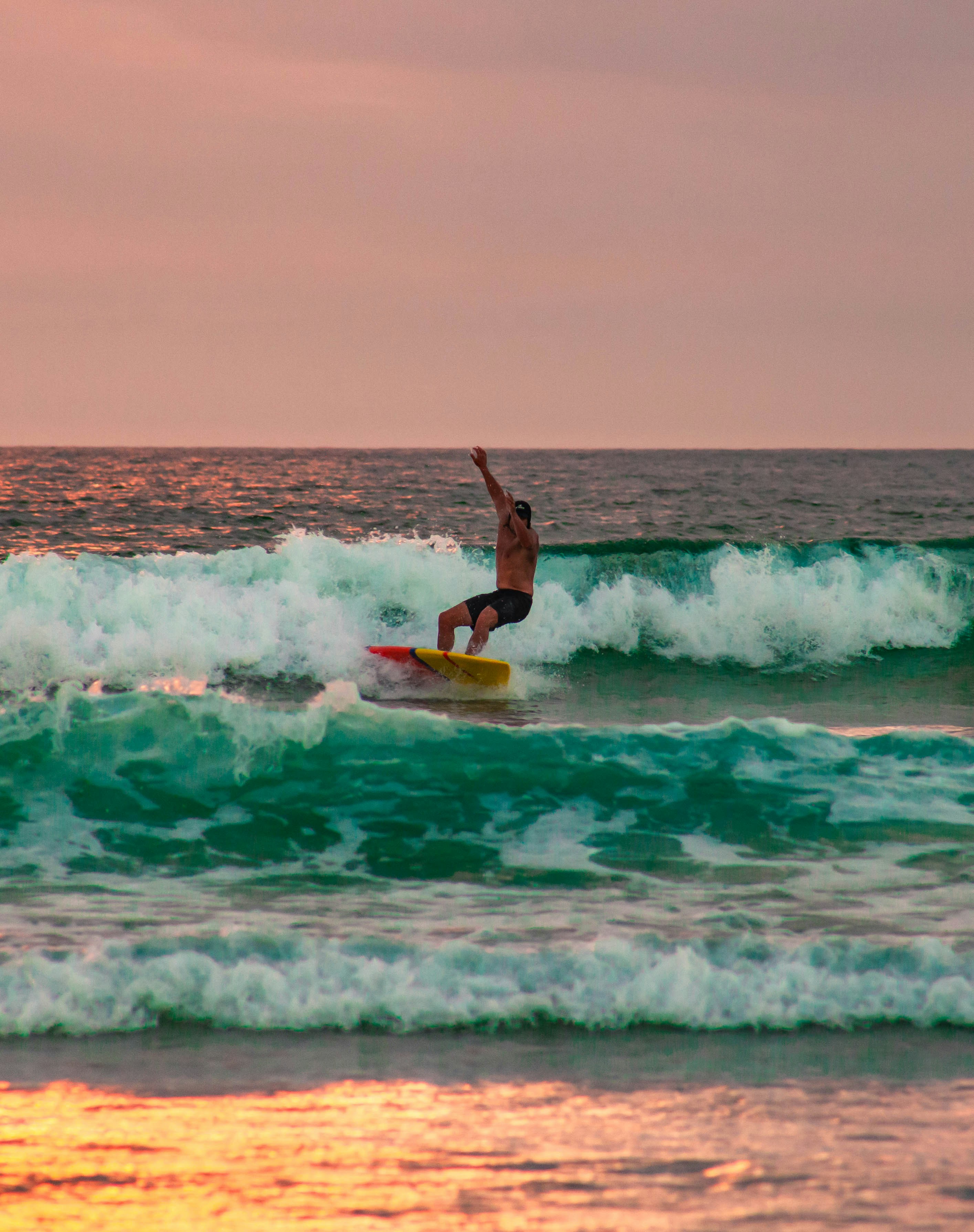 Sunset Surfing