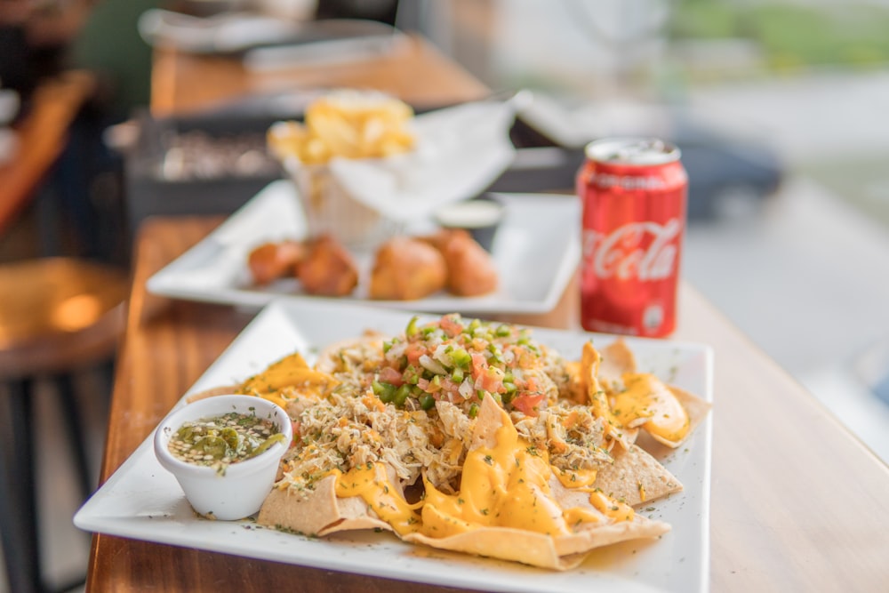 fried food on white ceramic plate