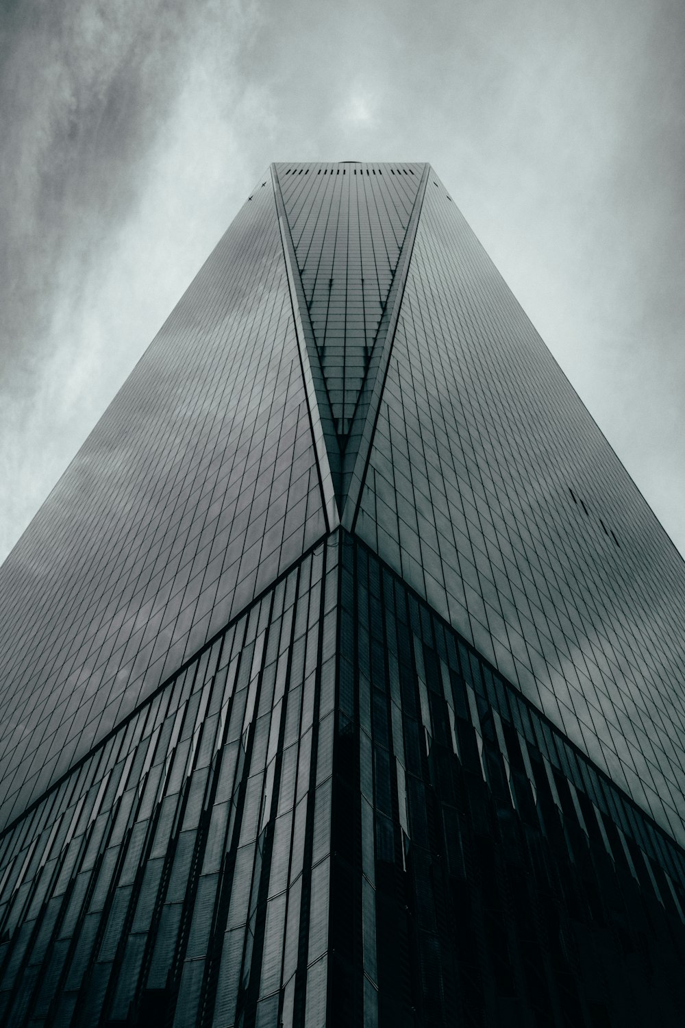 low angle photography of high rise building