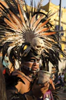 person wearing white and black mask