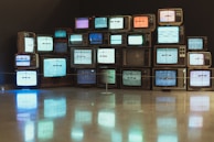 An array of modern TVs with stunning visuals.