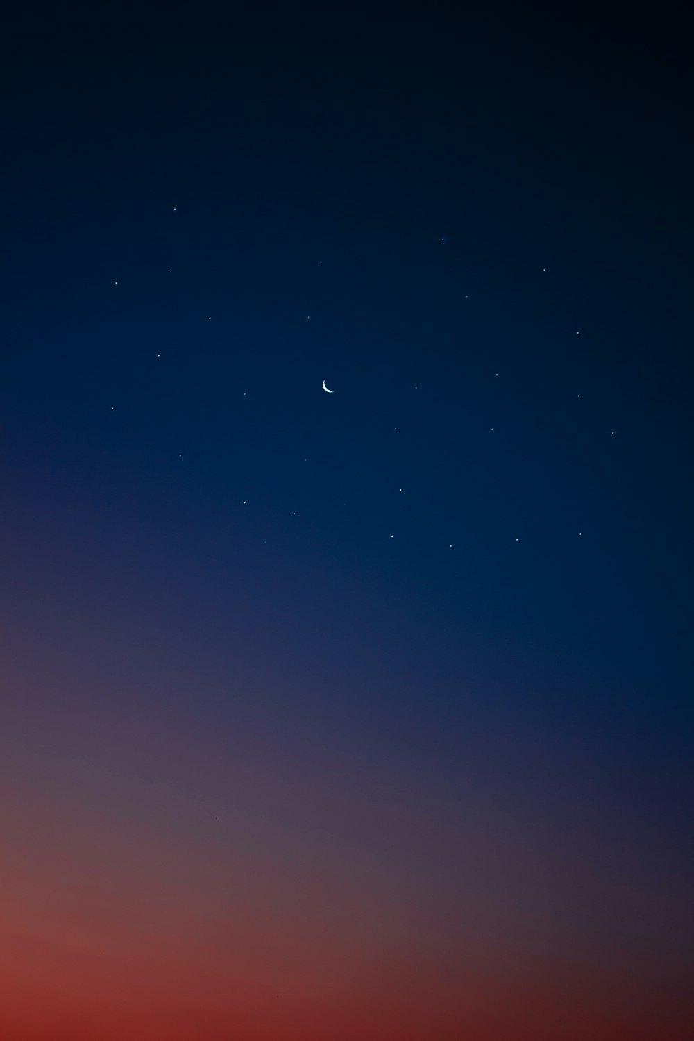 blue sky with stars during night time