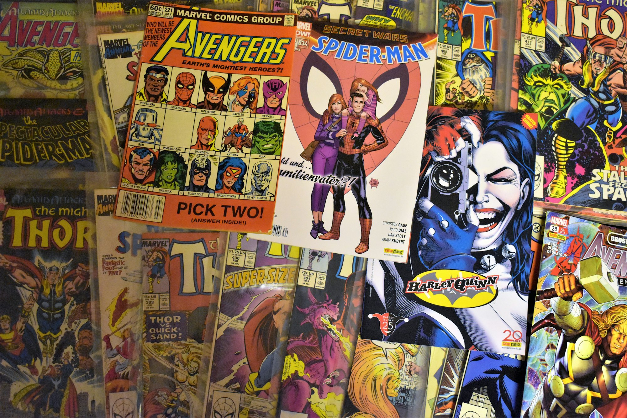 Comic Books From The Past in My Private Own Comic Shop Basement