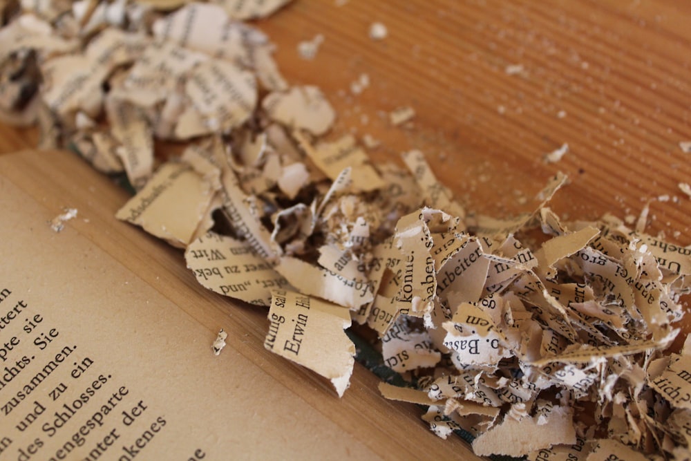 brown and white cardboard box