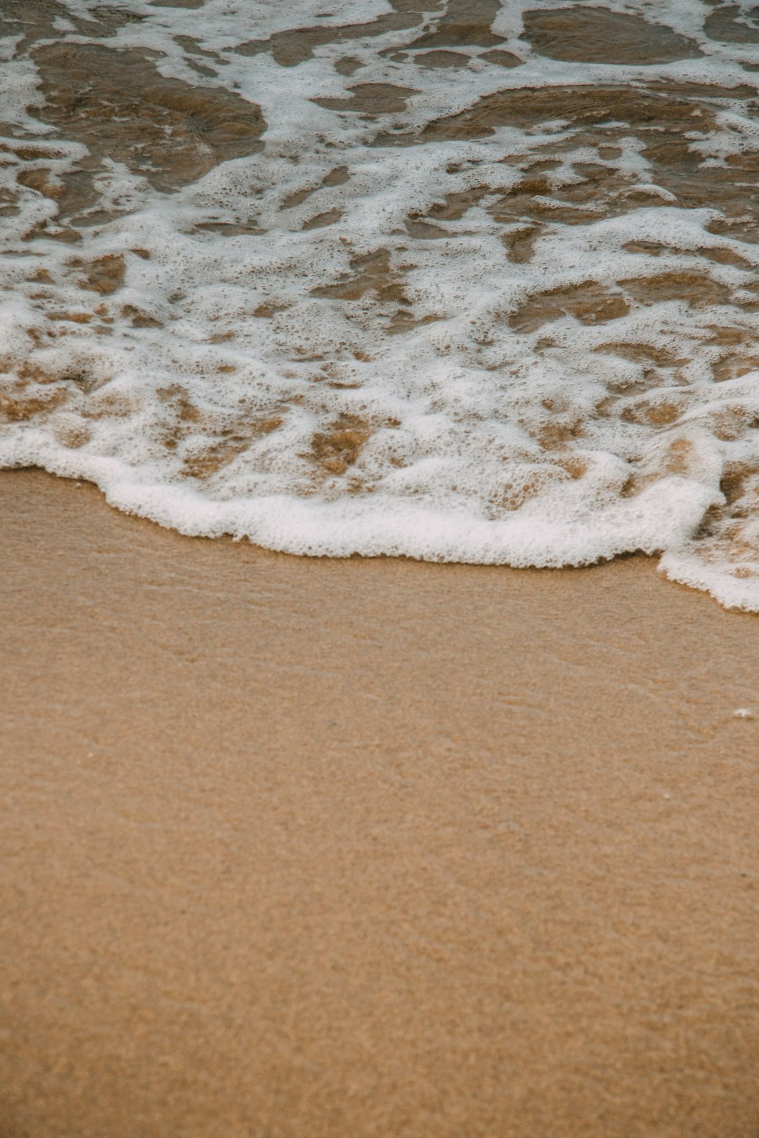 white and brown sand on brown sand