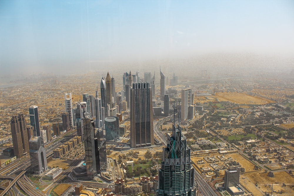 aerial view of city buildings during daytime