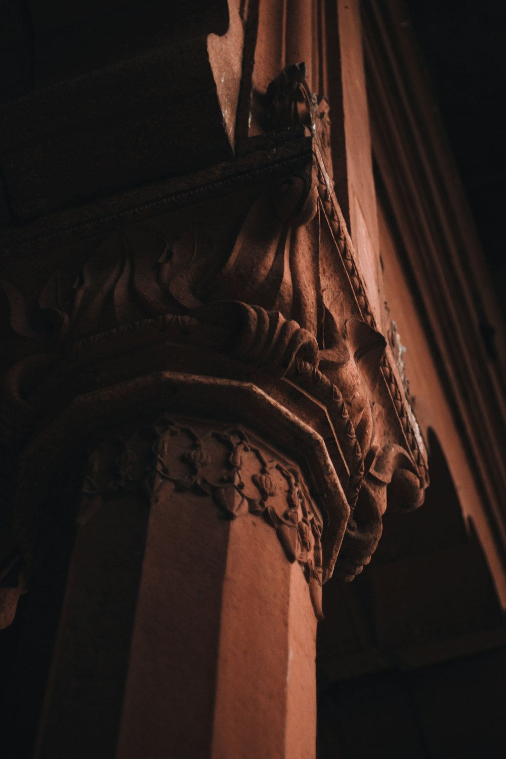 low angle photography of concrete building