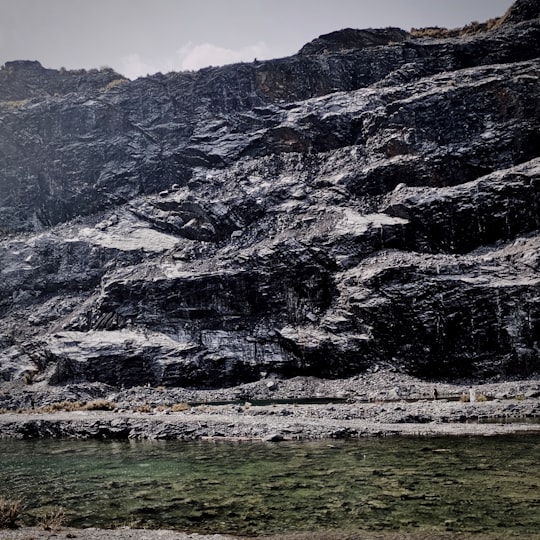 gray and white rocky mountain under blue sky during daytime in Wucheng China