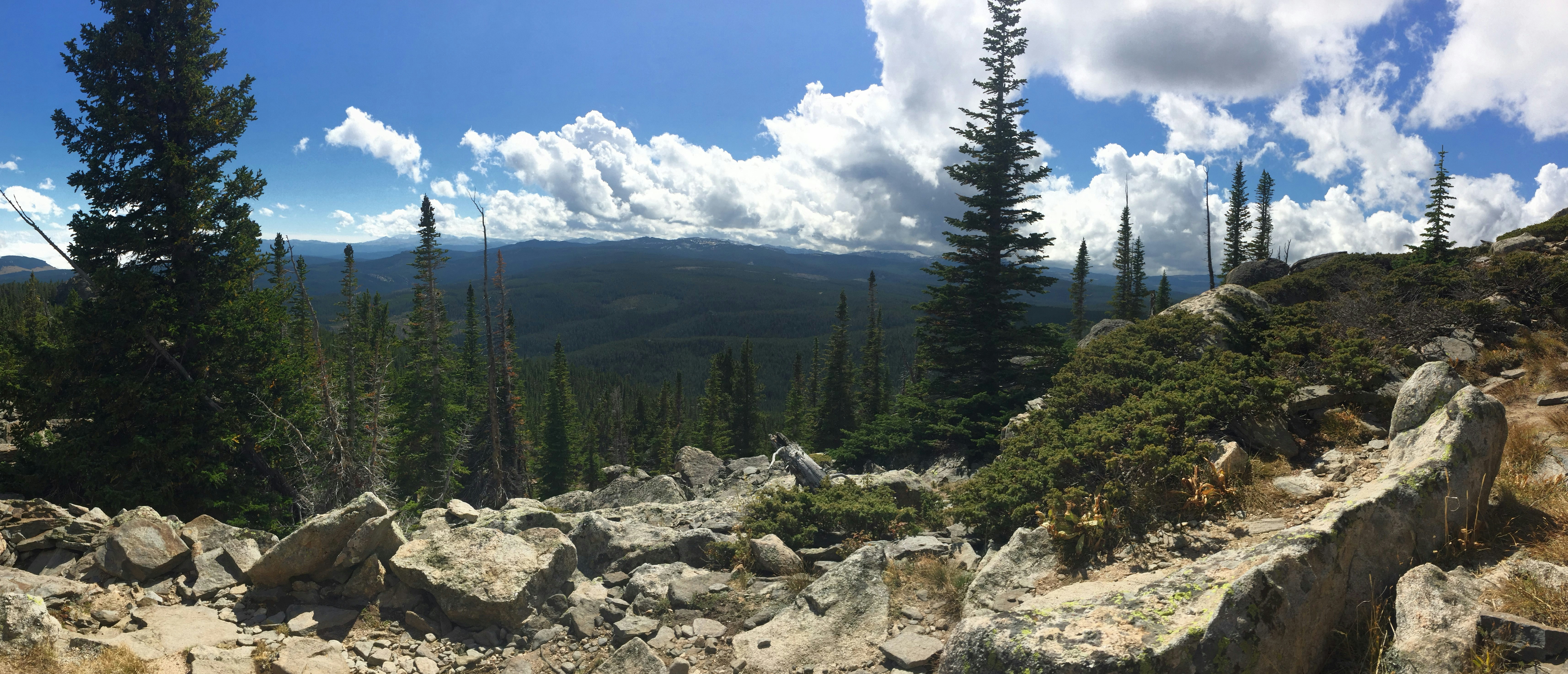 A scenic view of mountains for the auth background