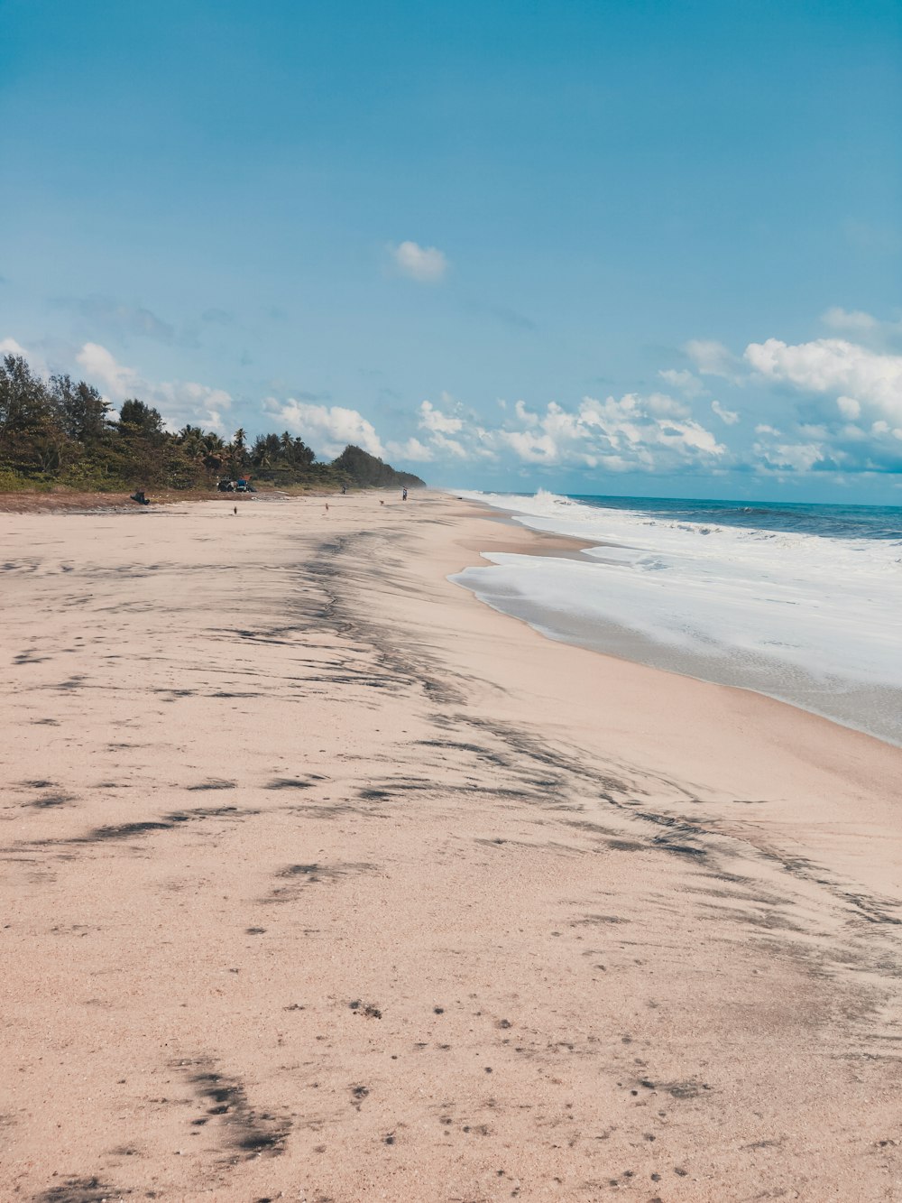 beach shore under blue sky during daytime