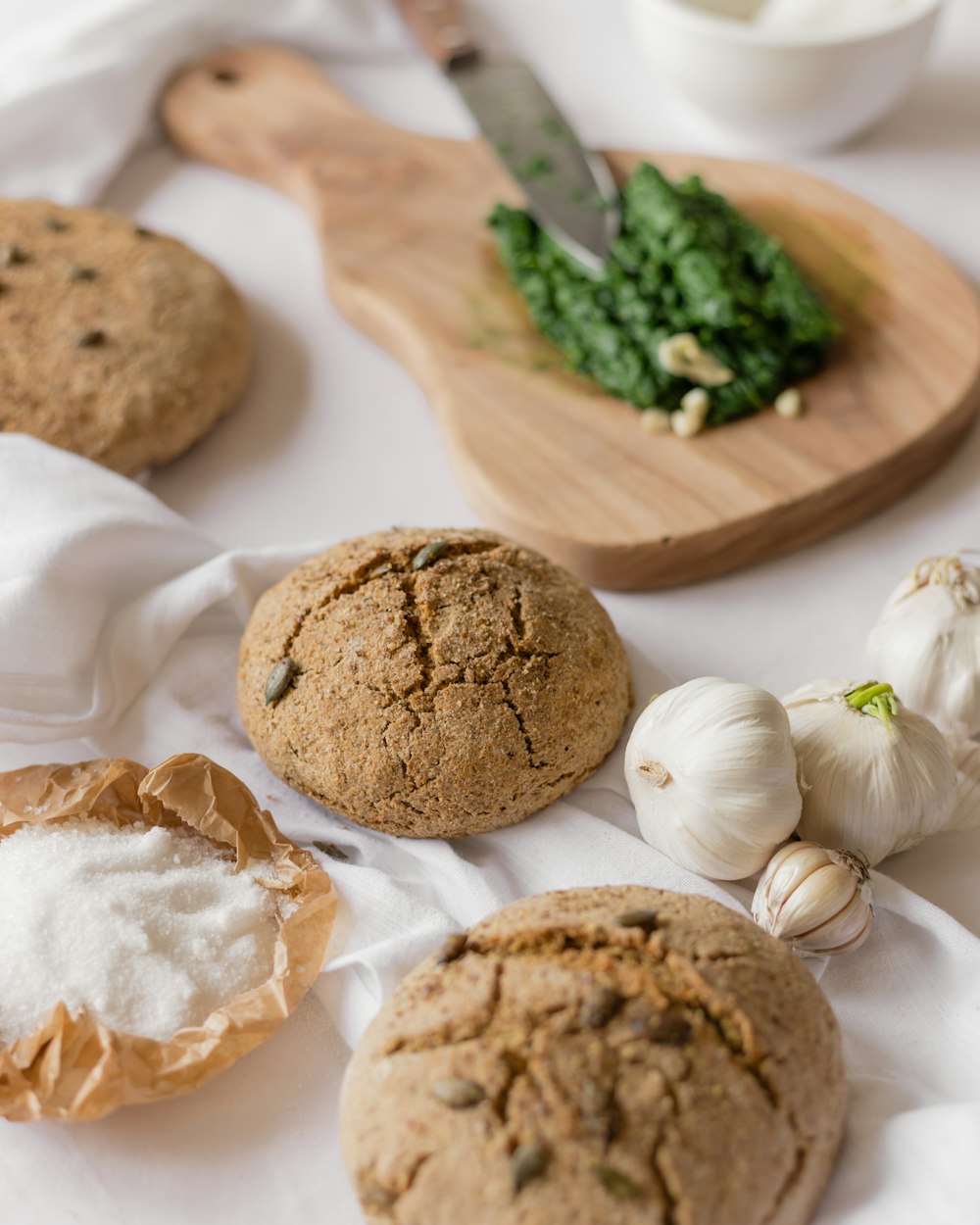 brown cookies on brown wooden chopping board