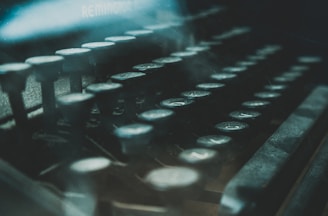 black and blue computer keyboard