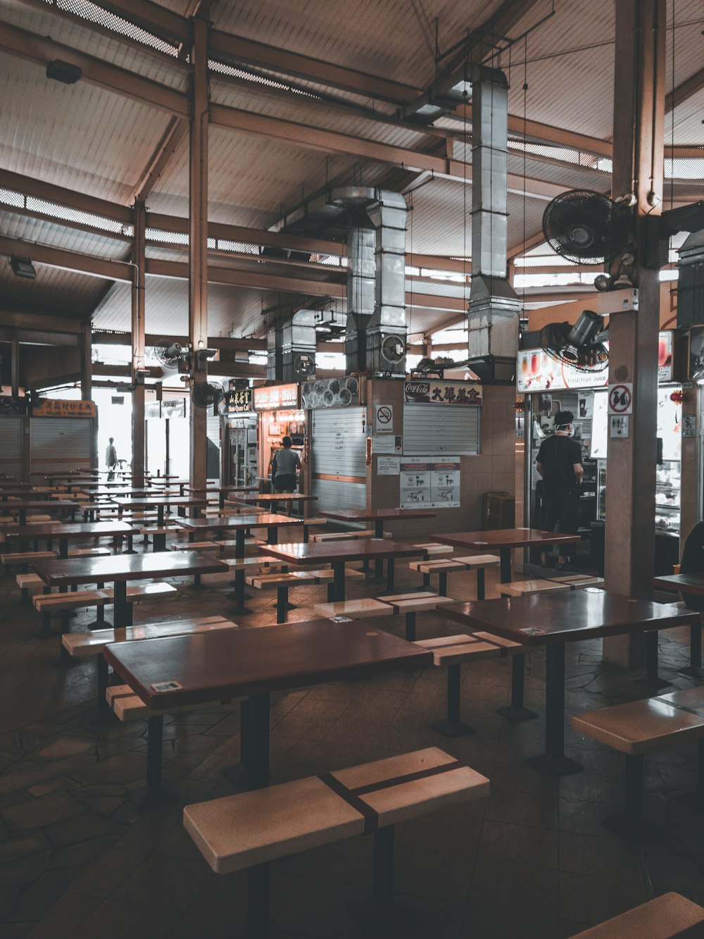 brown wooden table and chairs