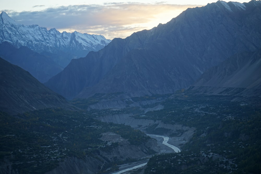 snow covered mountains during daytime