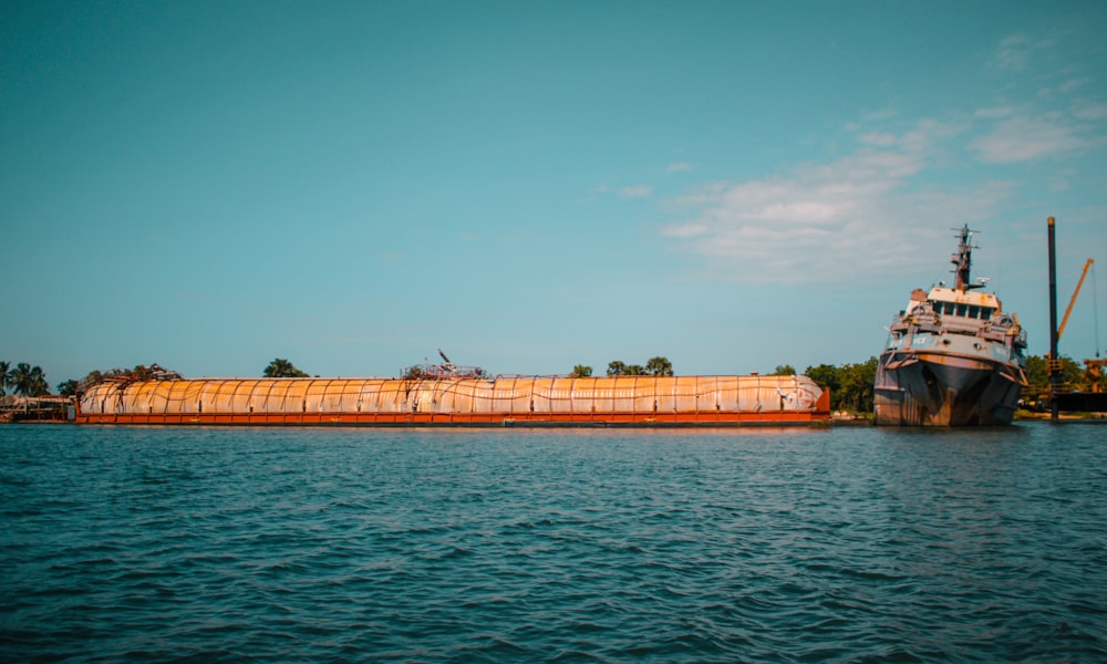 brown brick bridge over water