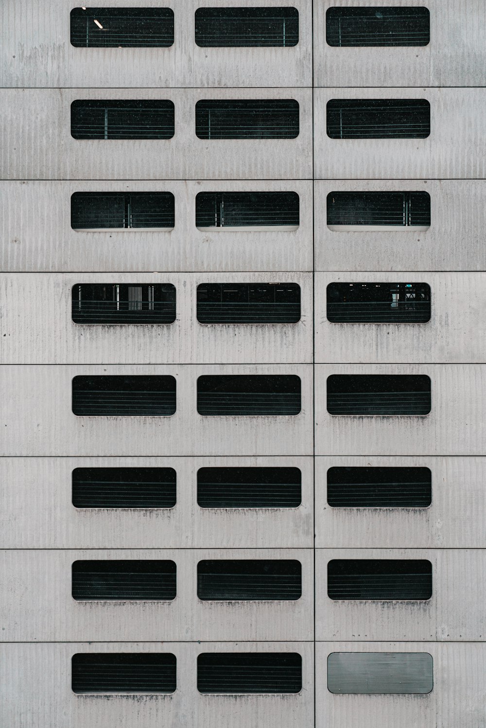 black and white wall mounted signage