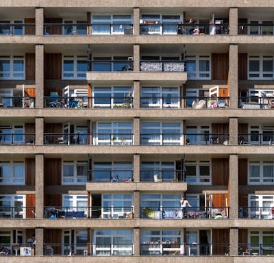 brown and beige concrete building