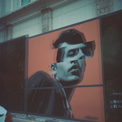 A dynamic street poster featuring eye-catching graphics by Gurpreet Singh.