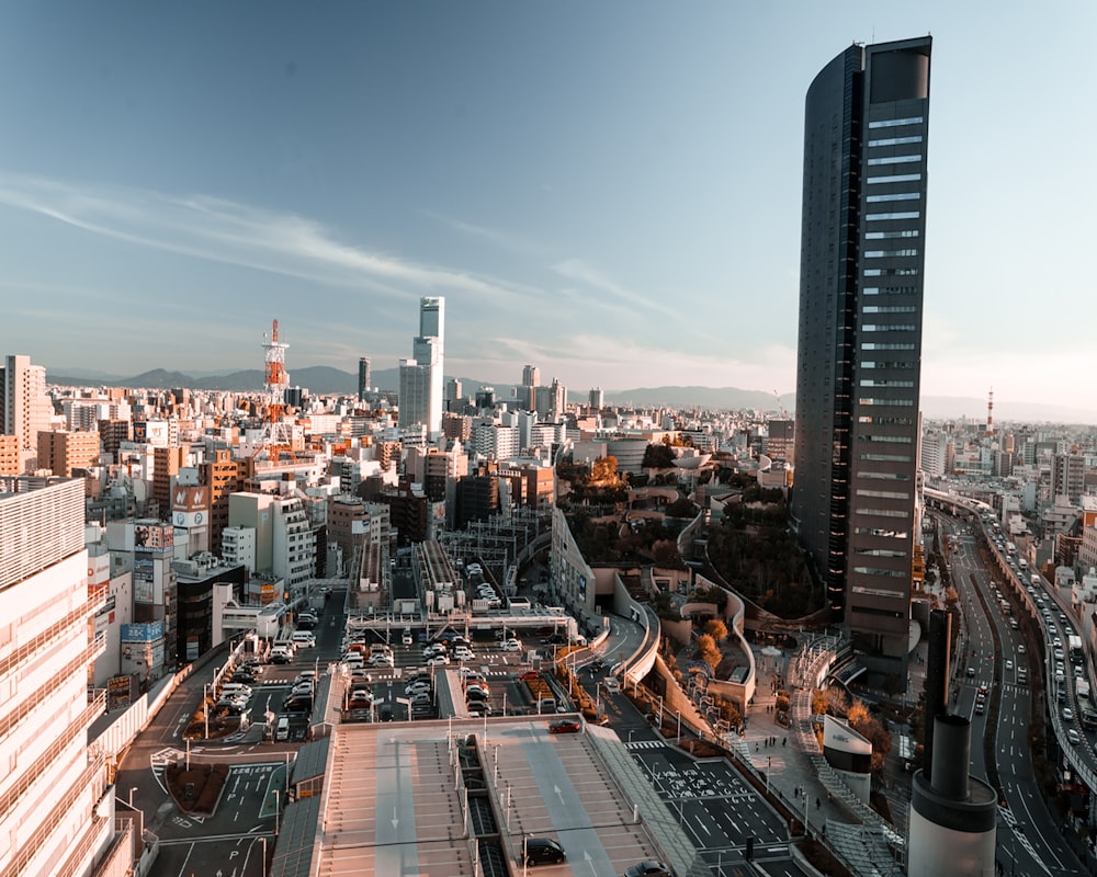 aerial view of city buildings during daytime