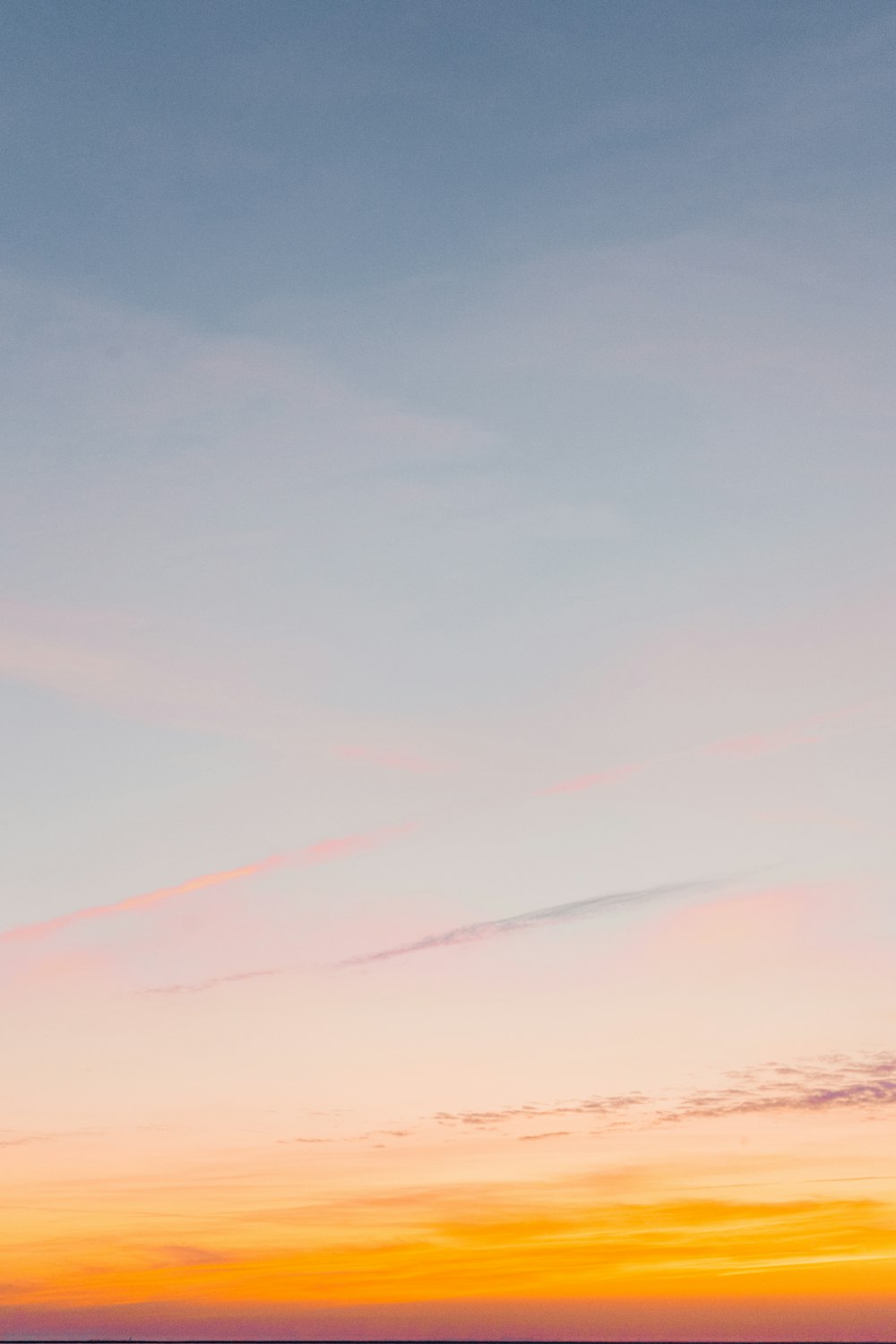 blue sky and white clouds