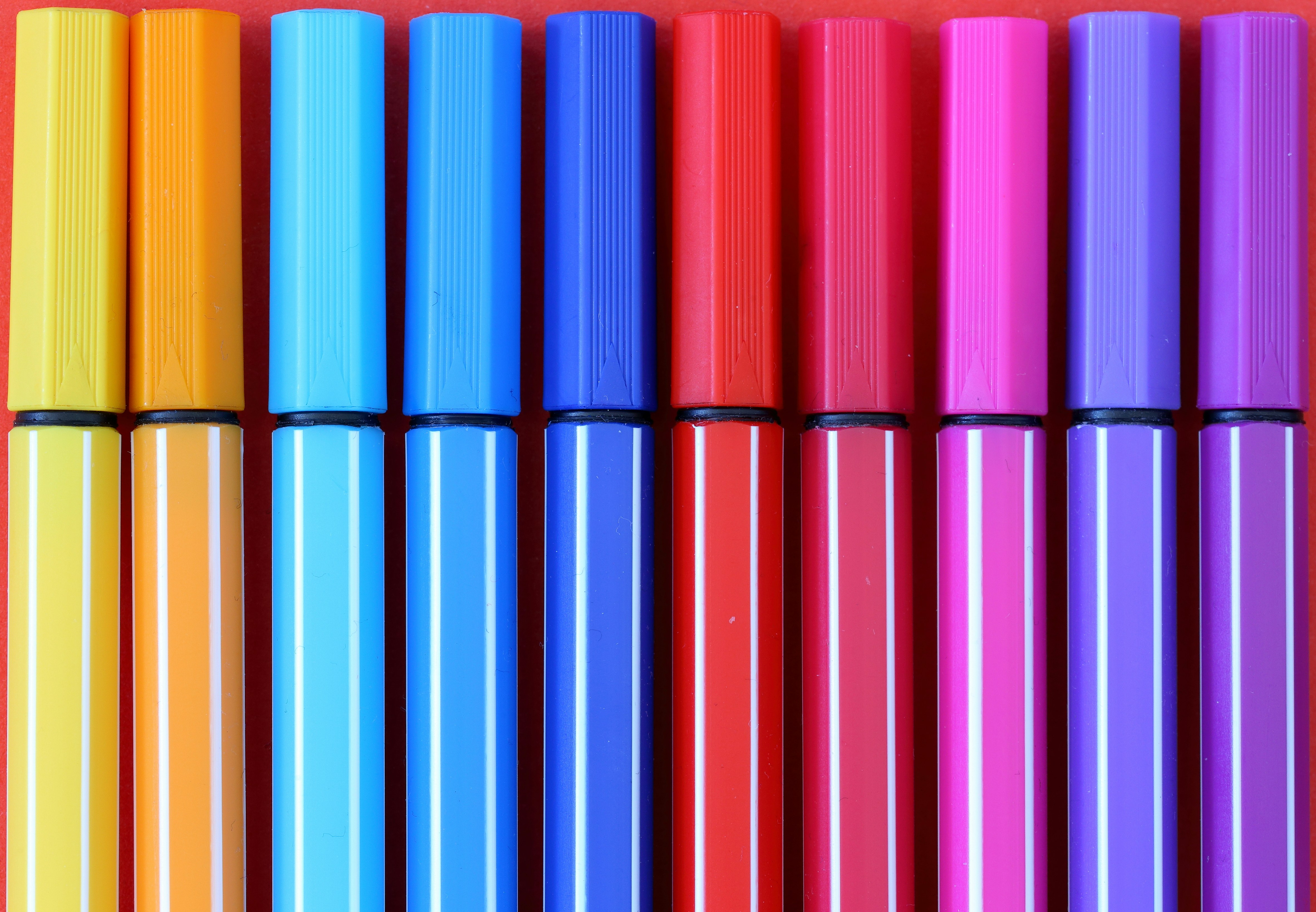 Red blue and yellow striped wall photo Free Texture Image on Unsplash