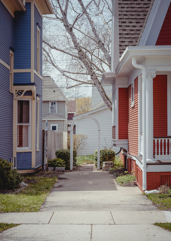 House exterior washed