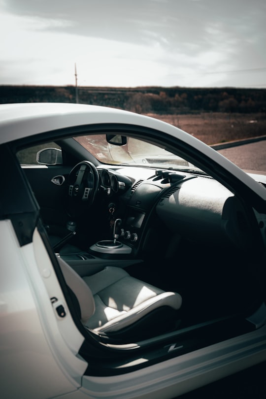 black and white car steering wheel in Oshawa Canada