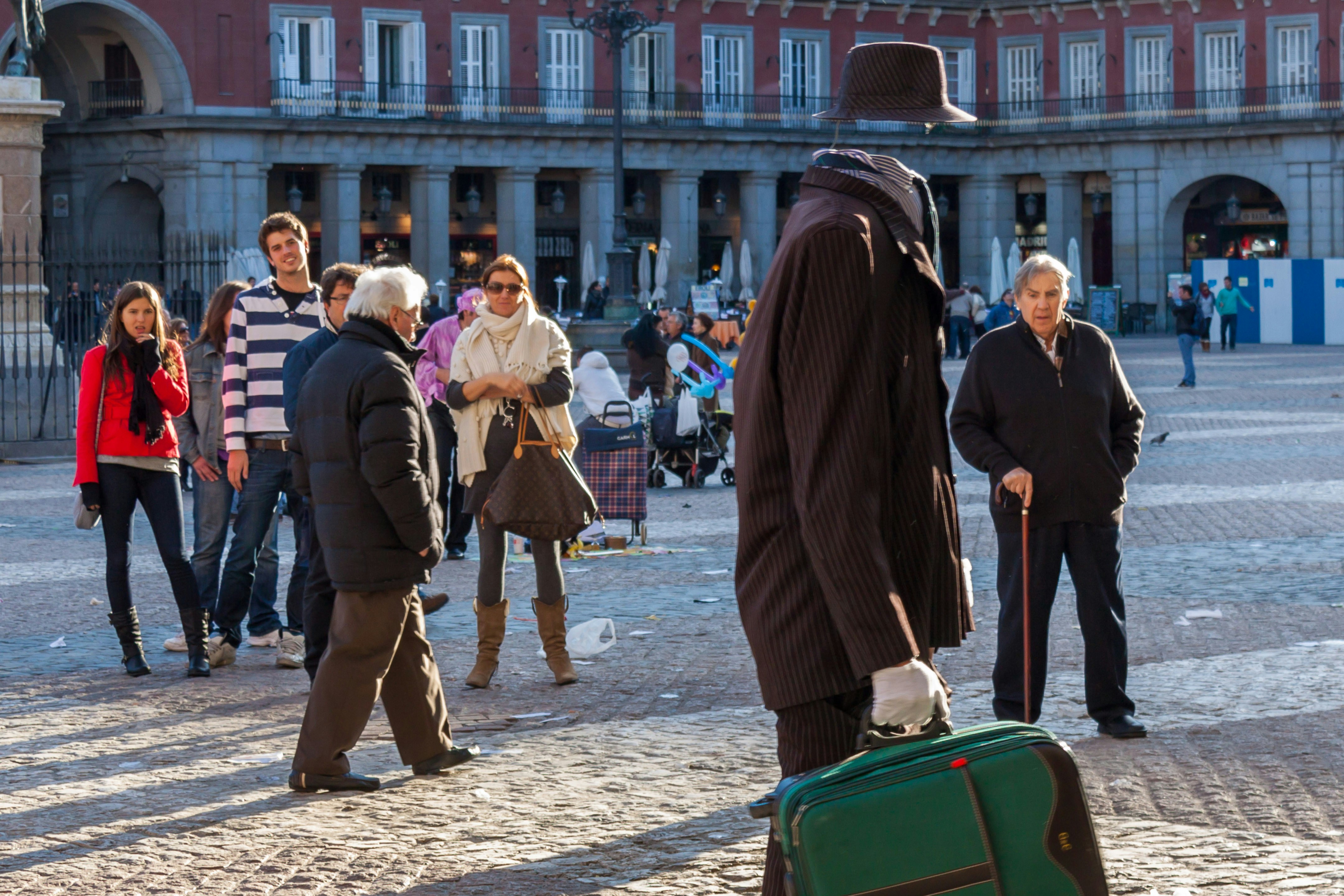 people walking on street during daytime, Ghost