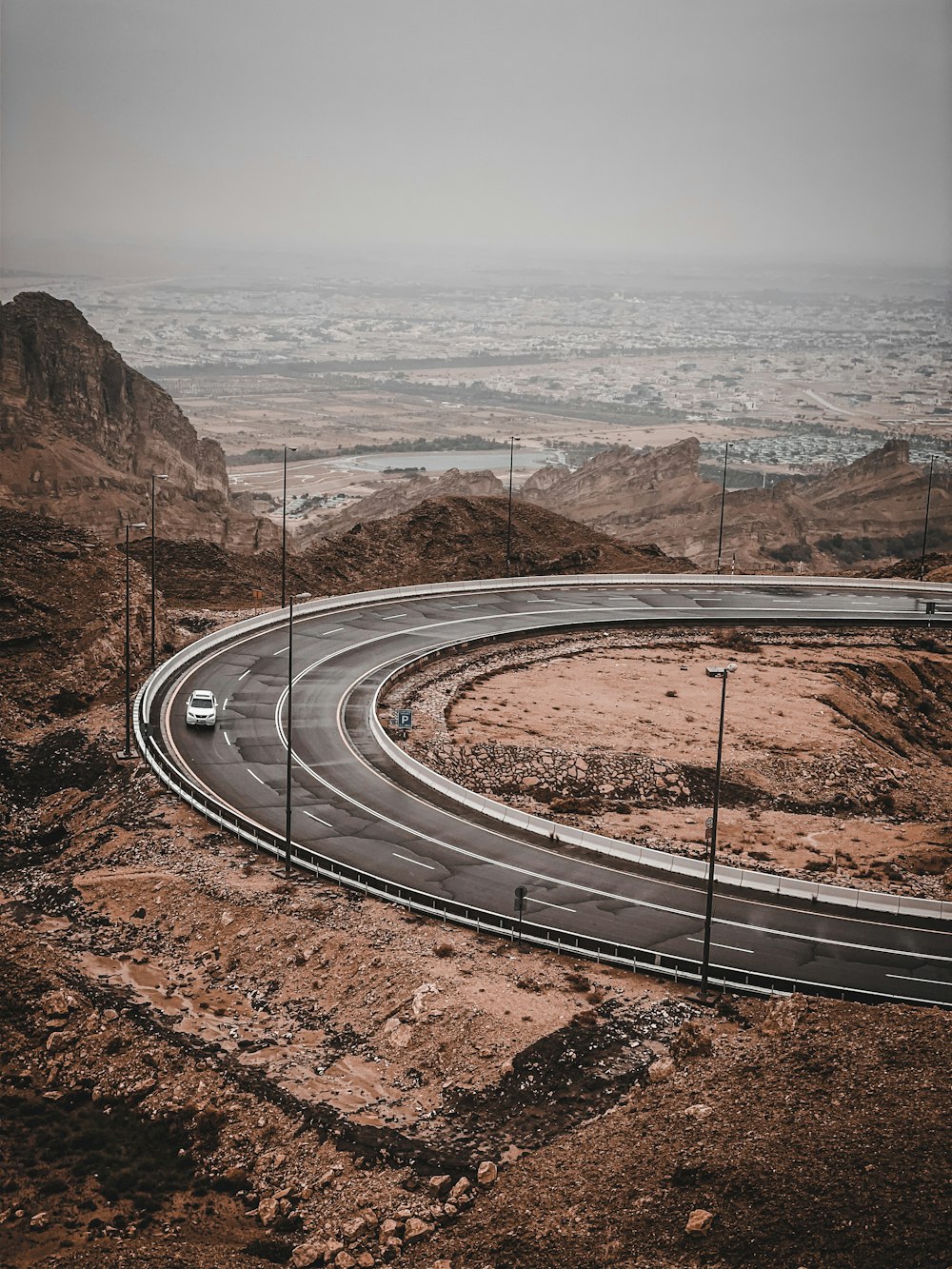 black car on road during daytime