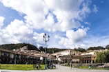 A scenic view of the historic town square in Cava de' Tirreni.