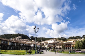 A scenic view of the historic town square in Cava de' Tirreni.