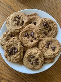 cookies on white ceramic plate