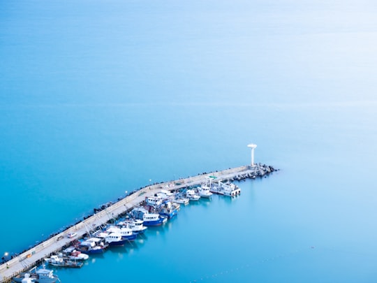 aerial view of body of water during daytime in Kavarna Bulgaria