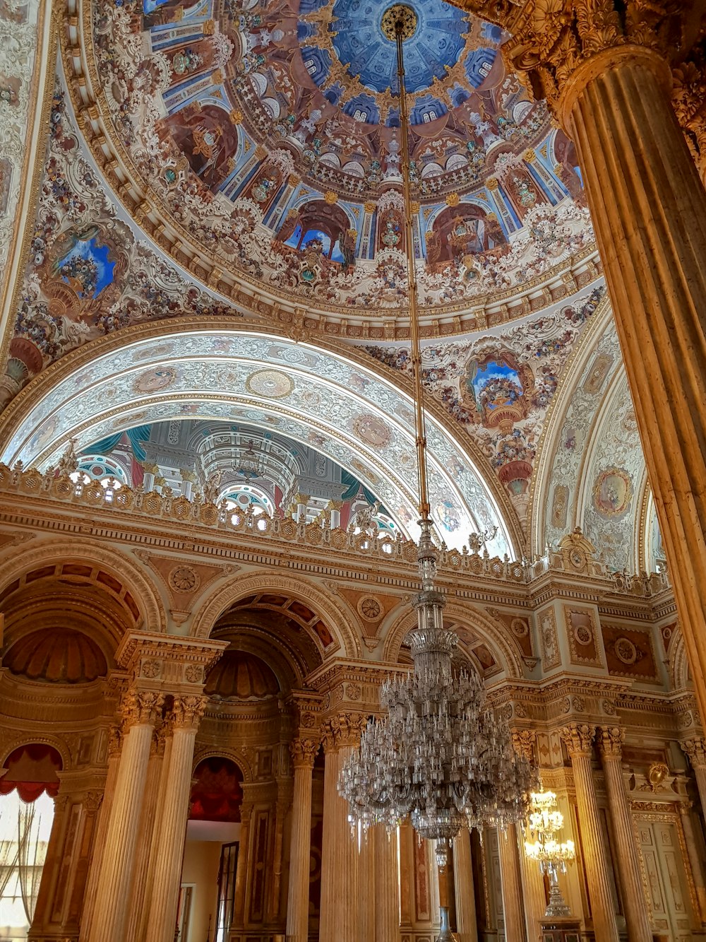 gold and white cathedral interior