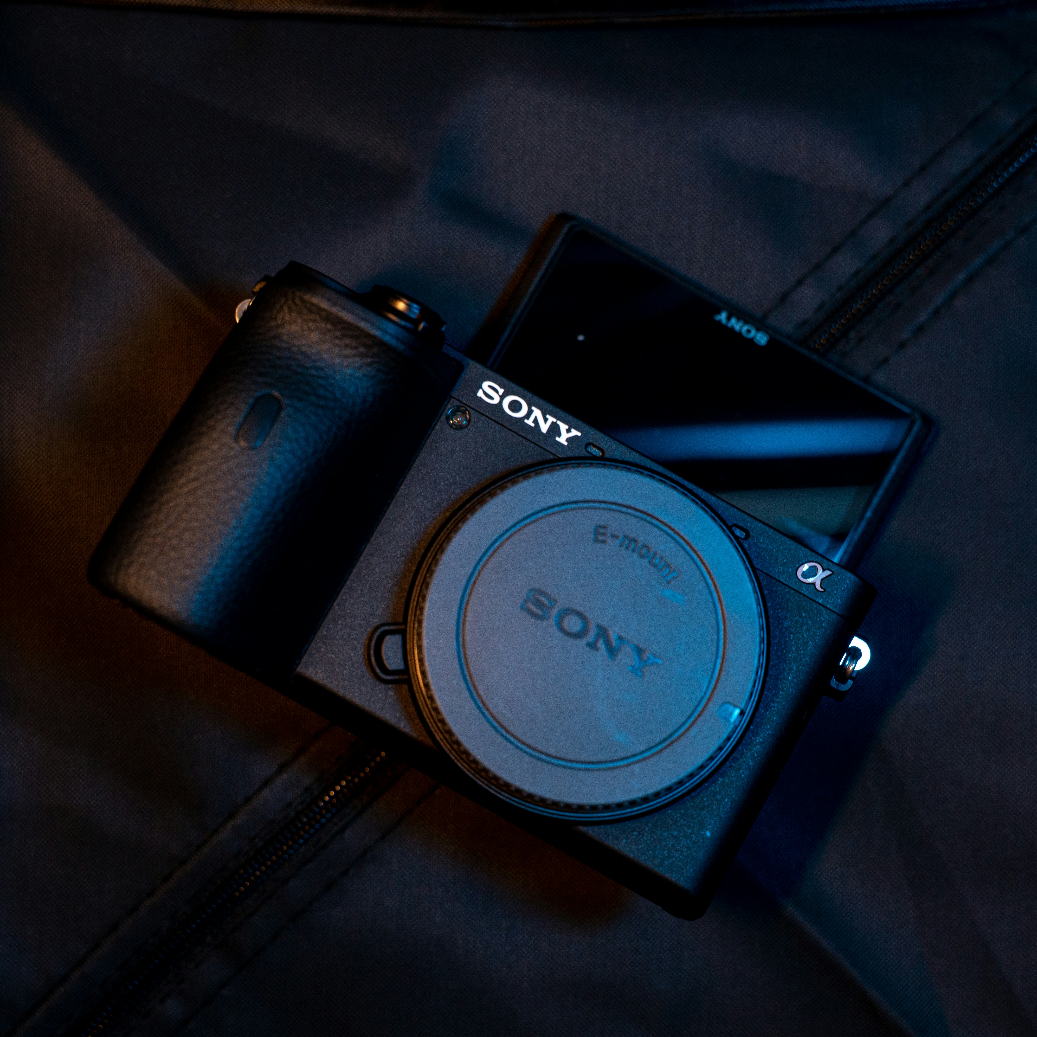 black and gray nikon camera