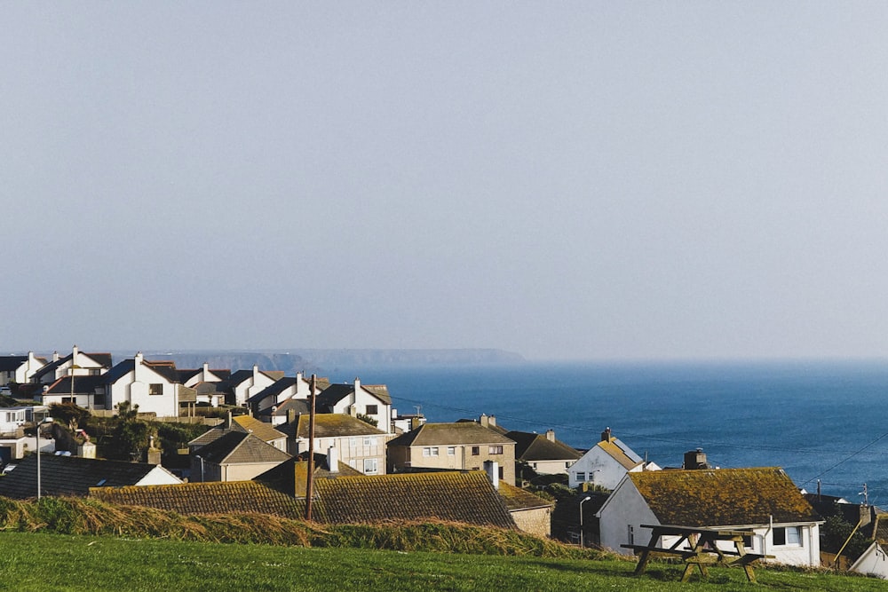 houses near body of water during daytime