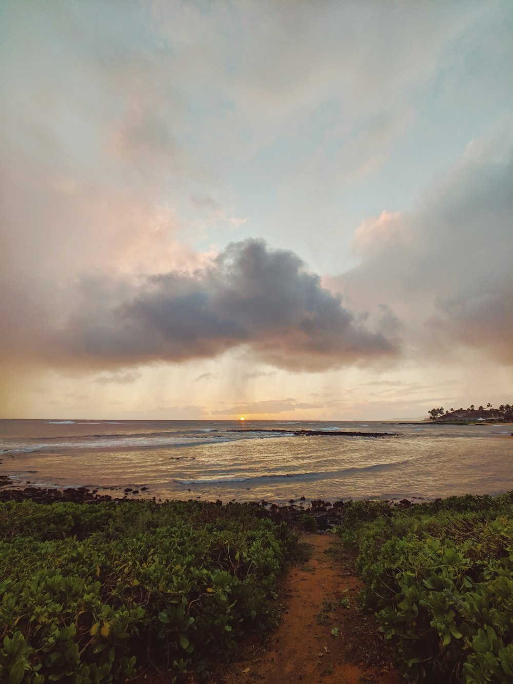 body of water under cloudy sky during daytime