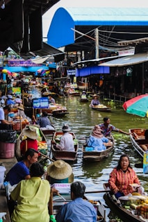 floating market in Bangkok