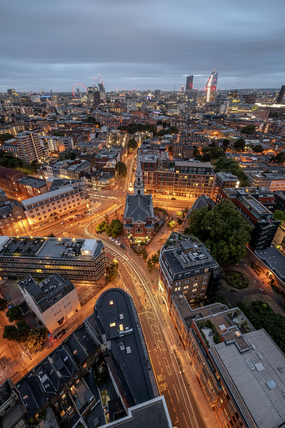 aerial view of city buildings during daytime