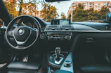 black and silver mercedes benz steering wheel