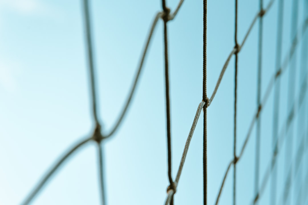 black wire fence in close up photography