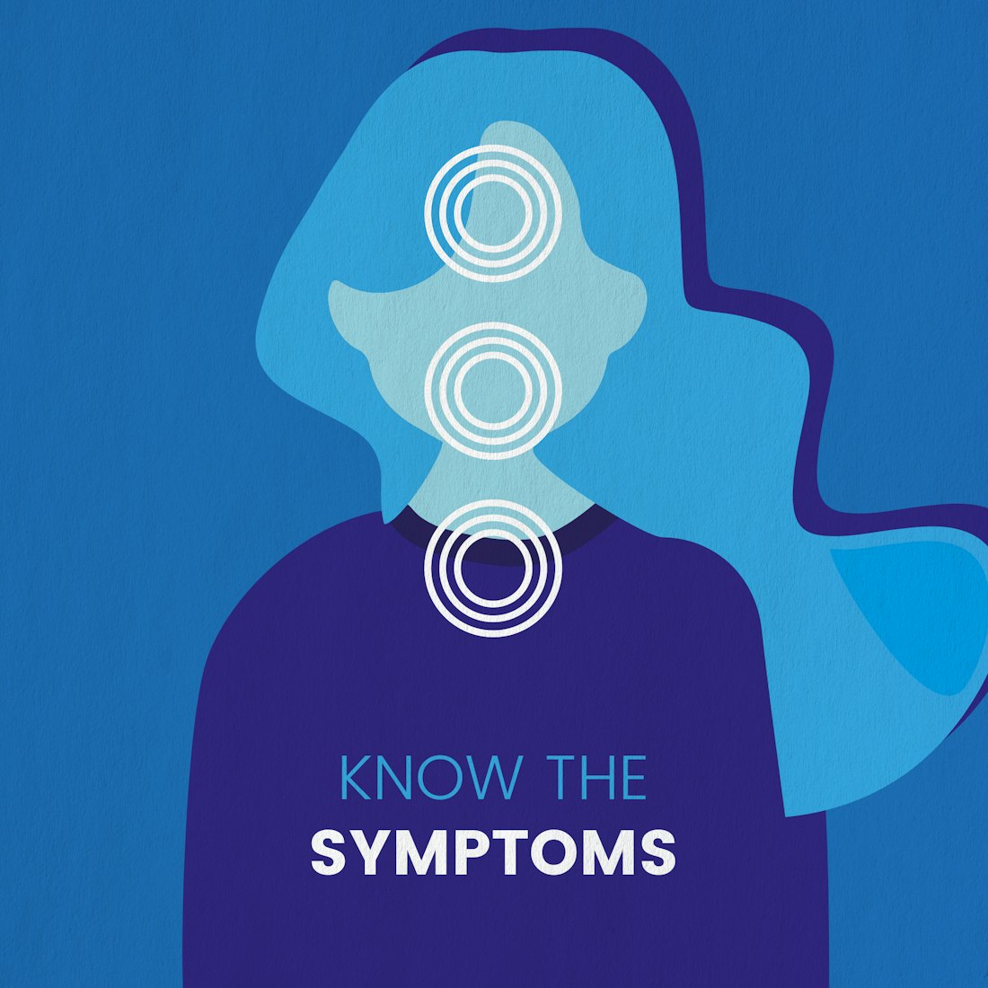 graphic of women know the symptoms
