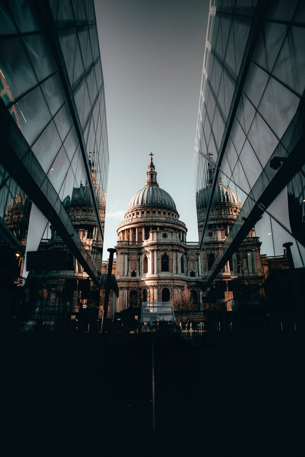 a large building with a dome in the middle of it