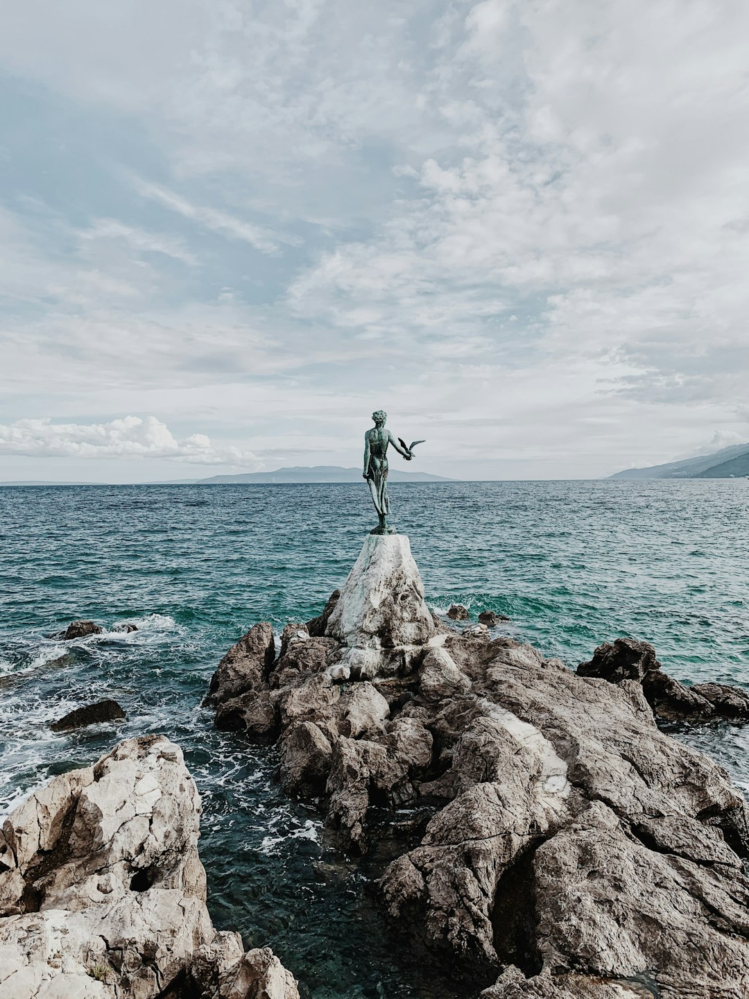 Shore photo spot Maiden with the Seagull Statue Croatia