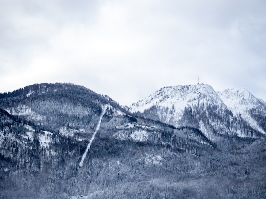 snow covered mountain during daytime in Bad Ischl Austria