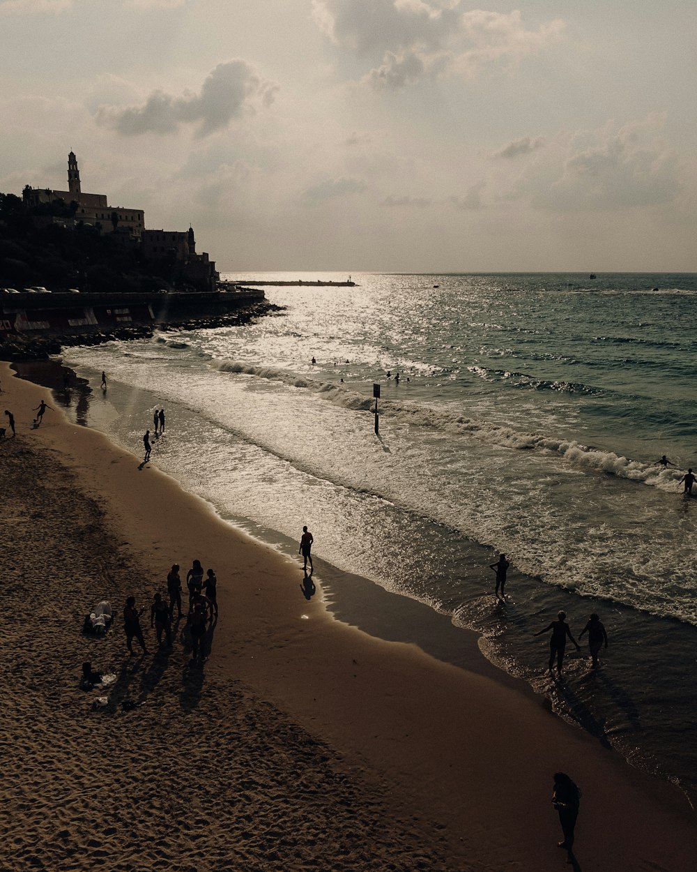 people on beach during daytime